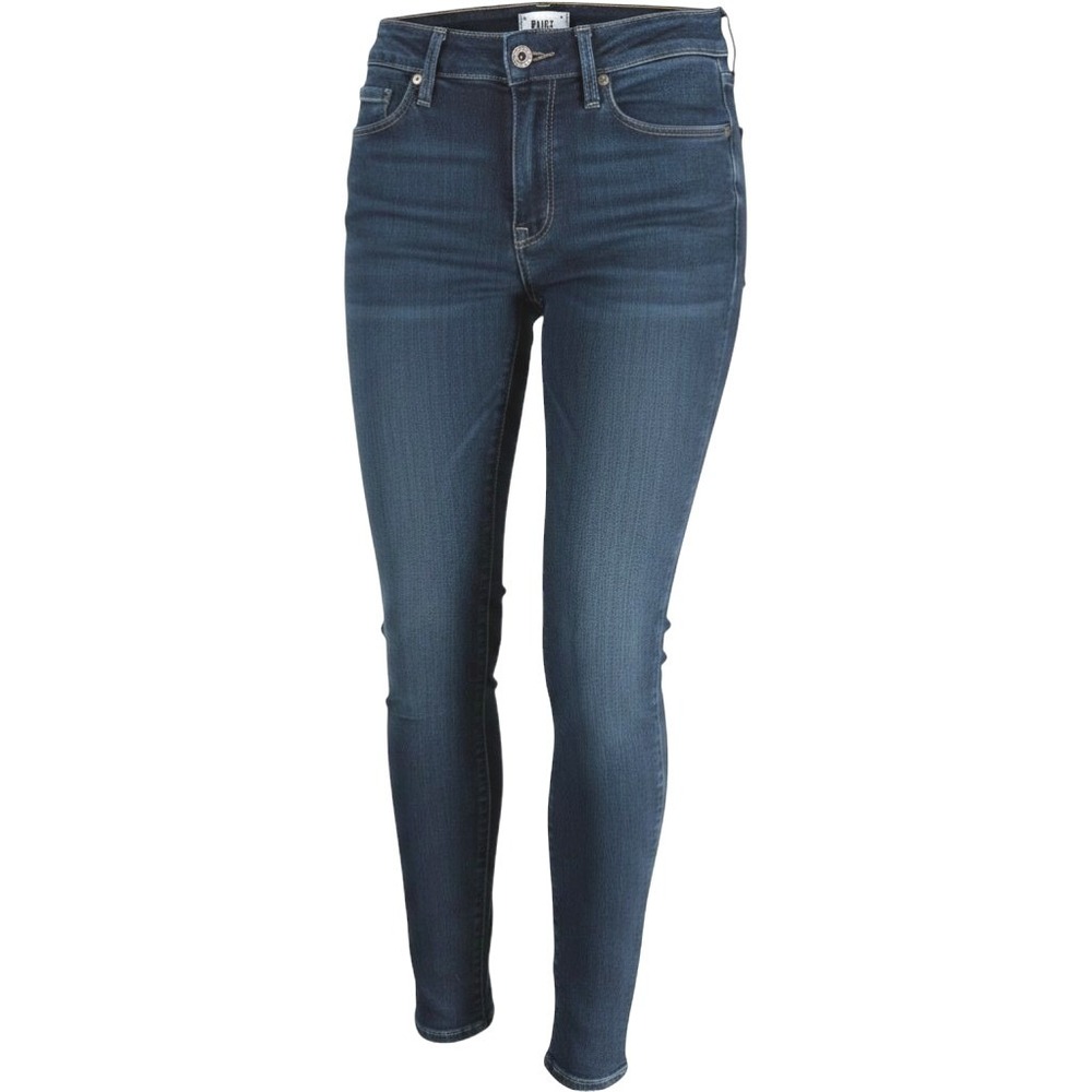 PAIGE Skinny Jeans Womens 25 Dark Blue Denim Stretch Slim Fit Minimalist Indigo